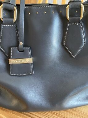 A. Bellucci Black Leather Satchel
